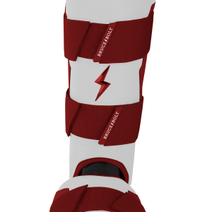 Chrome Series Leg Guard - Maroon