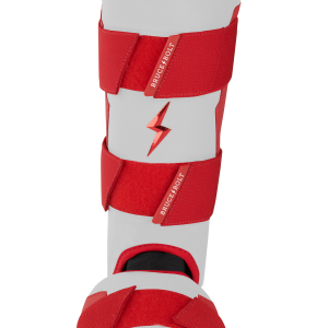 Chrome Series Leg Guard - Red